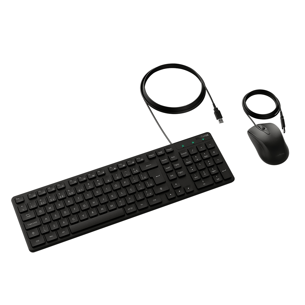 Kit Mouse e Teclado com Fio CCI 20 Intelbras