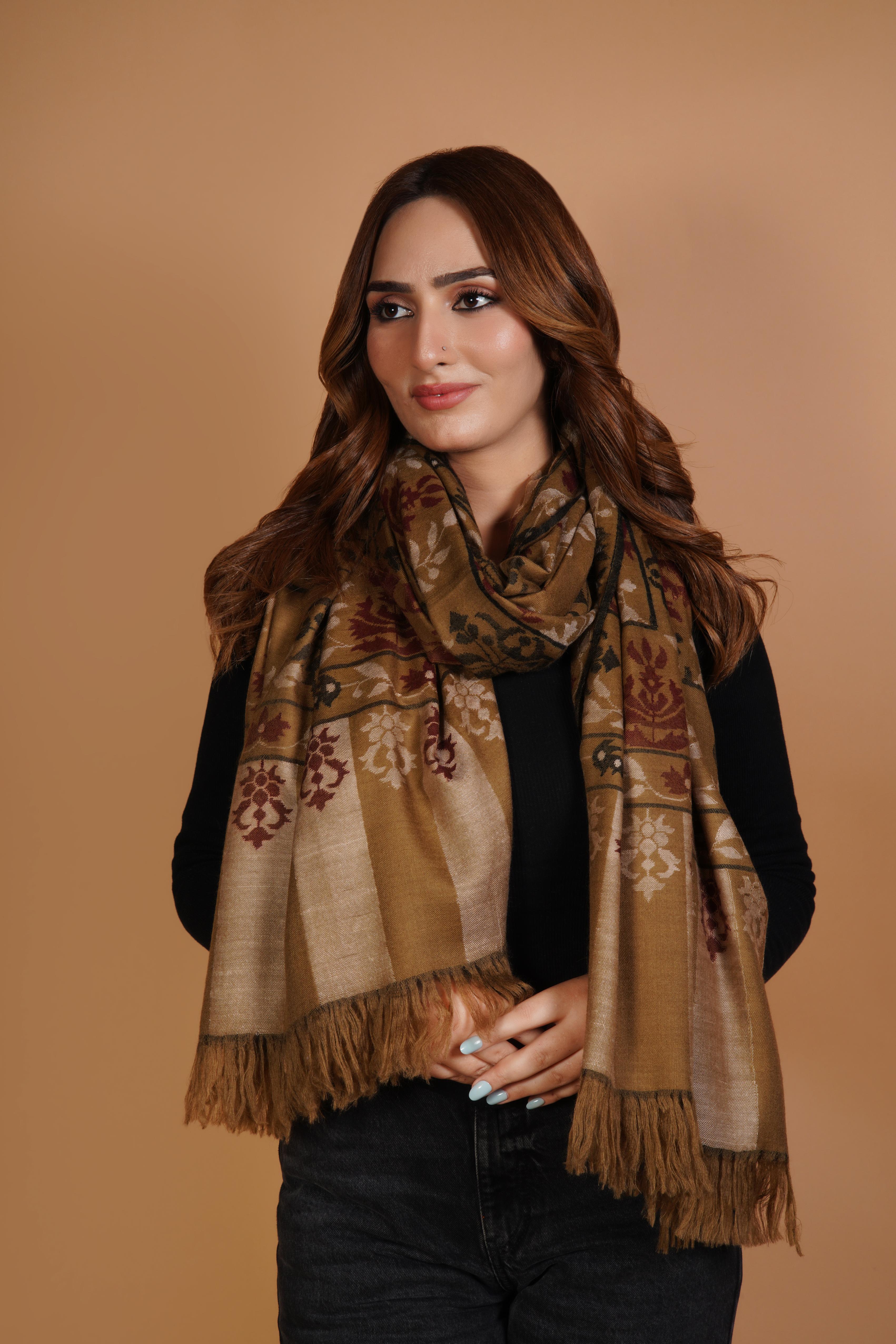 Authentic Kashmiri Pashmina Kani Shawl 