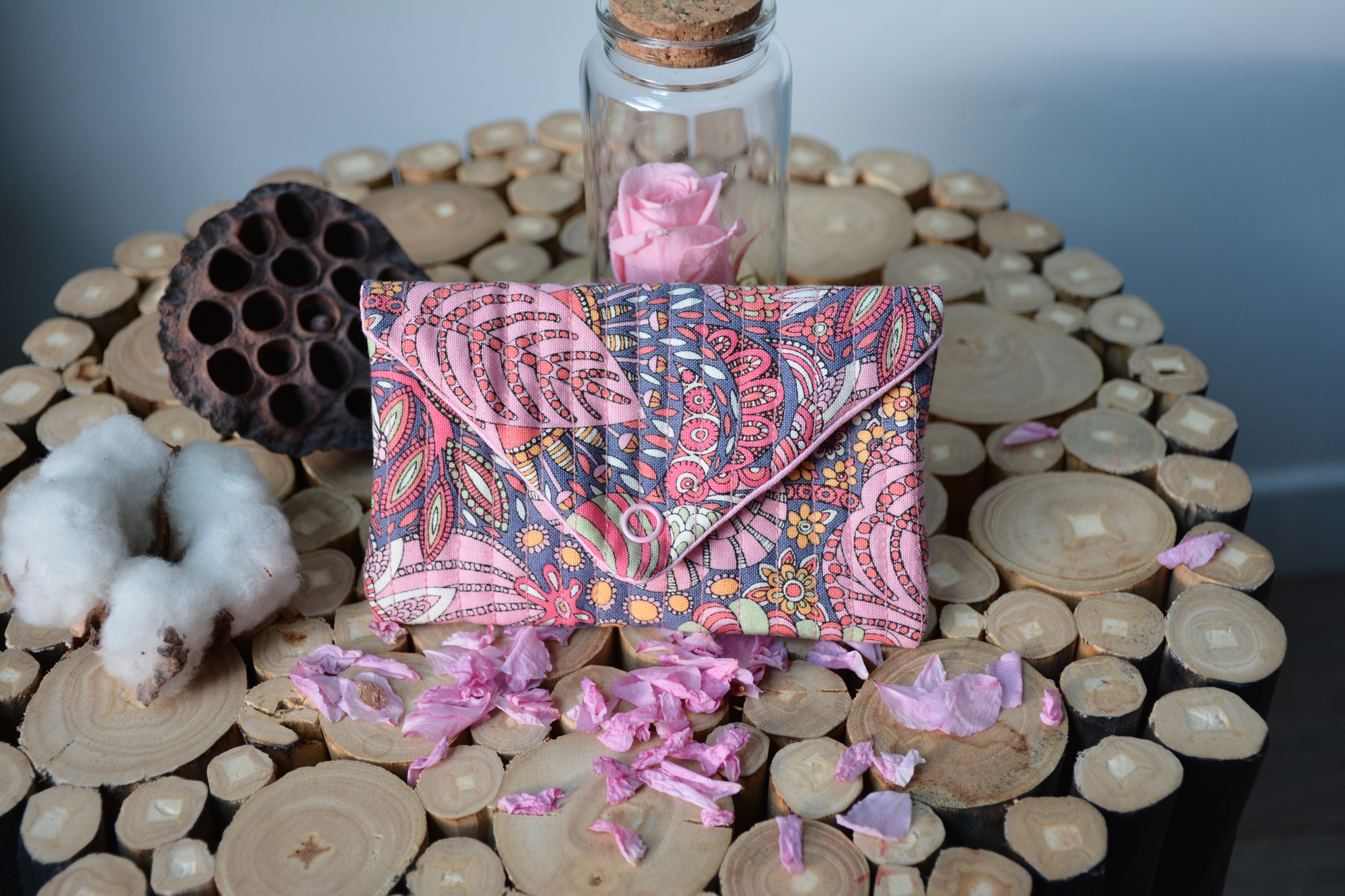 Pochette en tissu molletonné