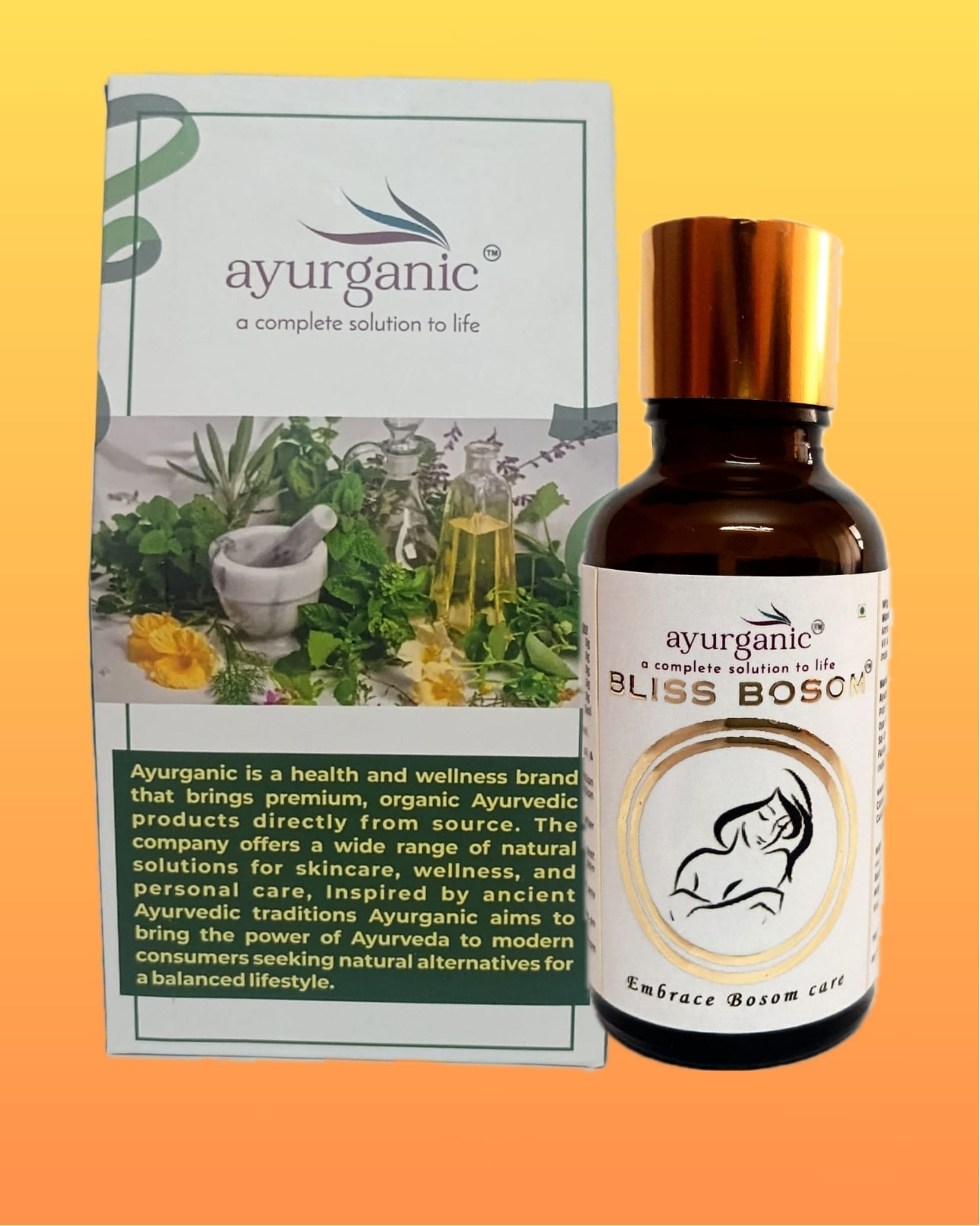 Bliss Bosom by Ayurganic Bosom Care Oil for Women II 30ml II Pack Of 1