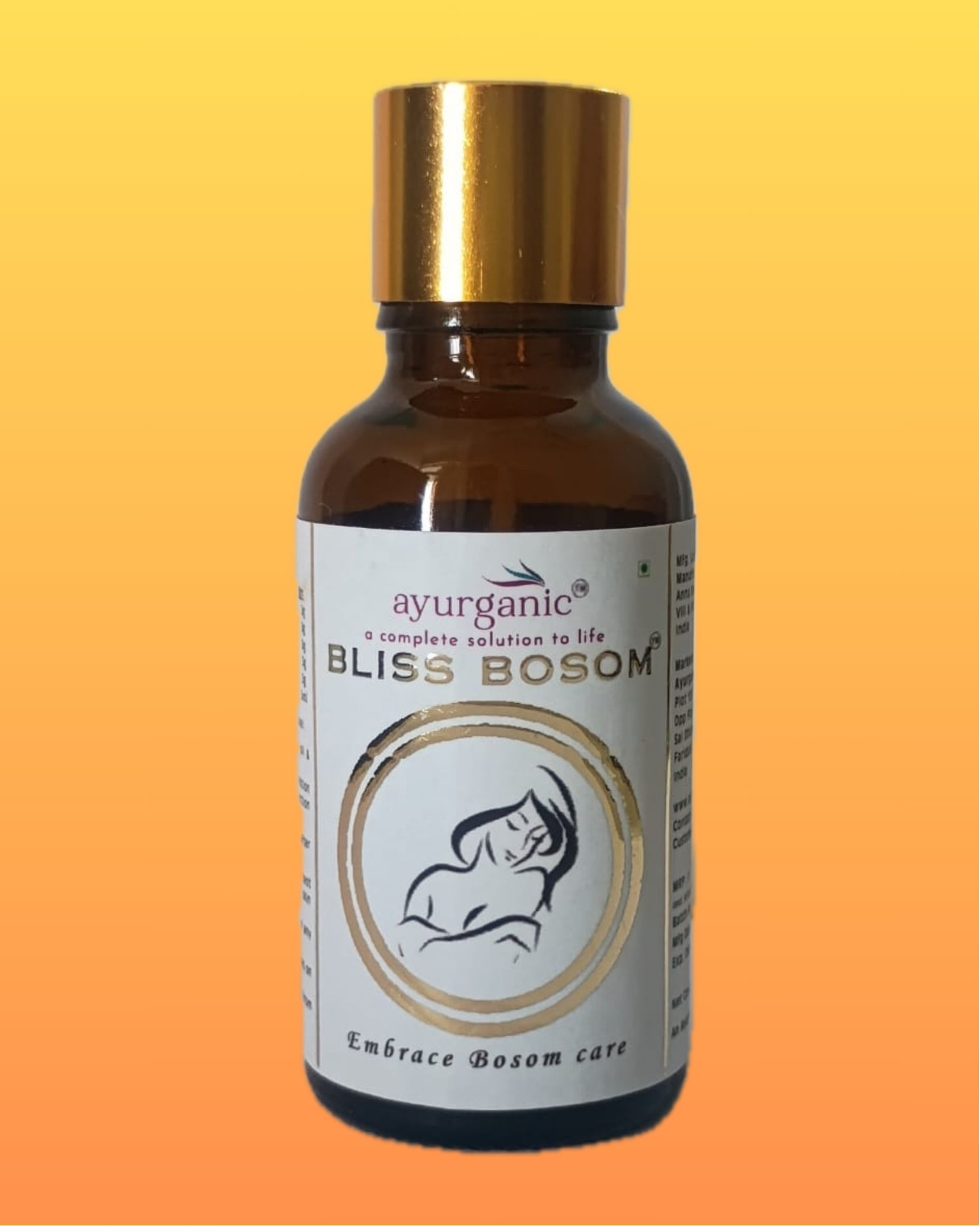 Bliss Bosom by Ayurganic Bosom Care Oil for Women II 30ml II Pack Of 1