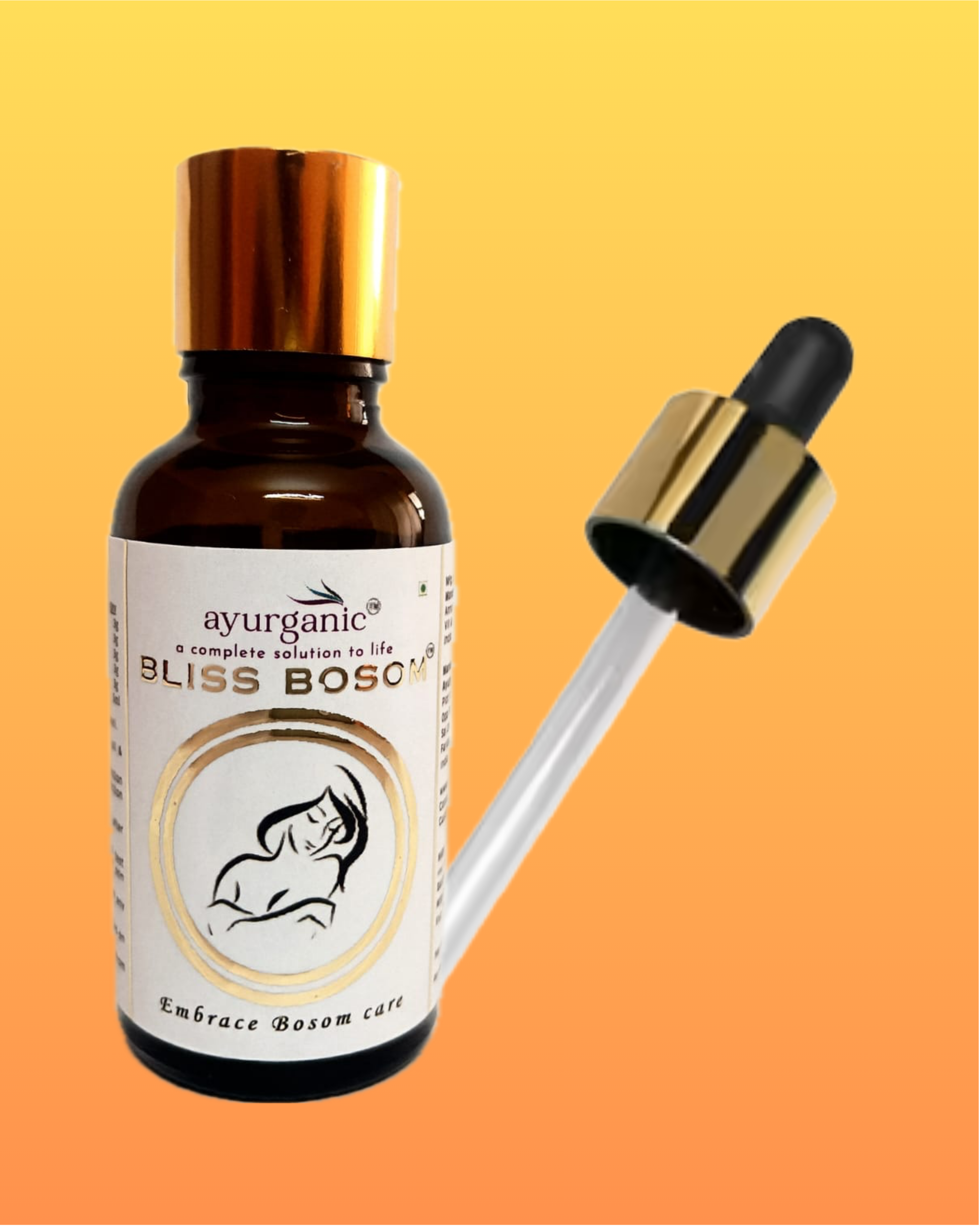 Buy Bliss Bosom 50ml (O) Mist Spray Set + Free Bliss Bosom 30ml Dropper Set I By Ayurganic  I  Ayurvedic massage oil for Girls I 