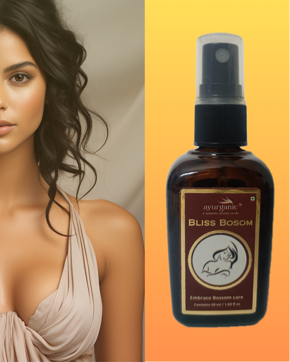 BLISS BOSOM 50ml Ayurvedic Bosom Oil for Women | with Mist Spray Set