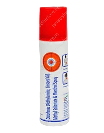 648 Diclofenac Dithylamine 1.16%w/w, Linseed Oil 3%w/w, Methyl Salicylate 10%w/w and Menthol 5%w/w Spray