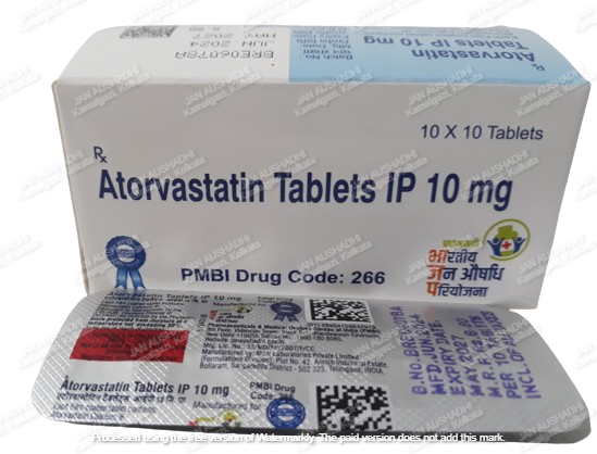 266 Atorvastatin Tablets IP 10mg