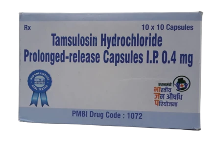 Tamsulosin Hydrochloride Prolonged-release Capsules I.P. 0.4 mg