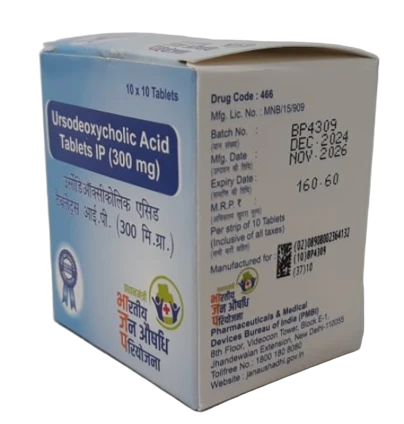 466 Ursodeoxycholic Acid Tablets IP (300 mg)