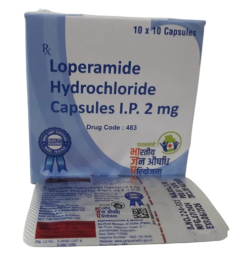 483 Loperamide Hydrochloride Capsules I.P. 2 mg