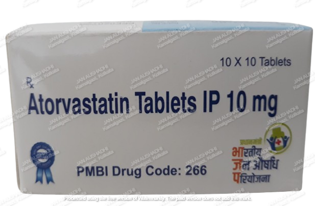 266 Atorvastatin Tablets IP 10mg