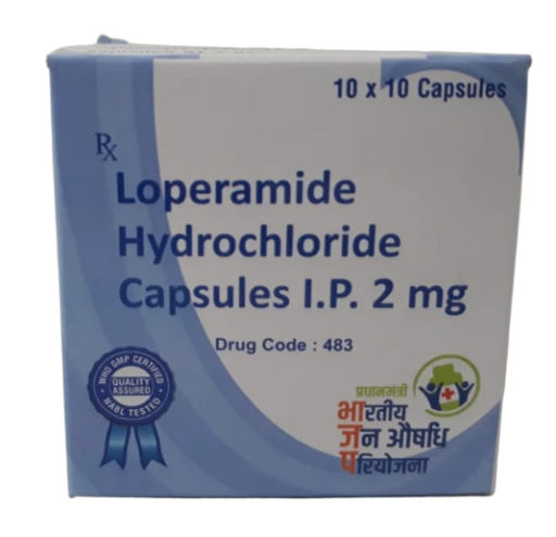 483 Loperamide Hydrochloride Capsules I.P. 2 mg