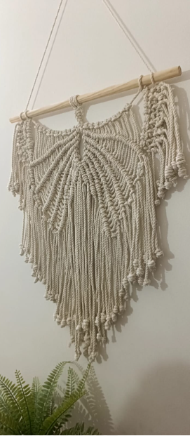 Lucky Angel Wings Macrame Wall Hanging Art | Bohemian Wall Art