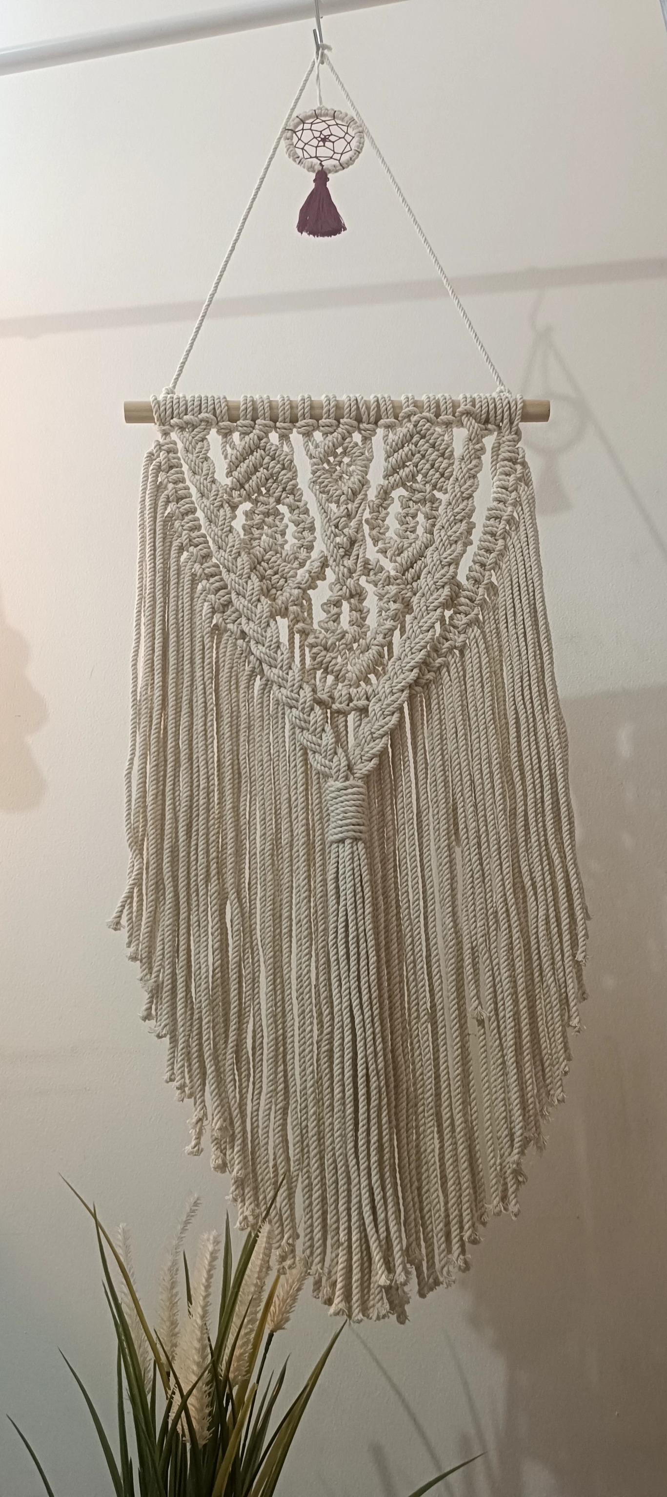 The Harmony Charm with Dreamcatcher Macrame Wall Hanging