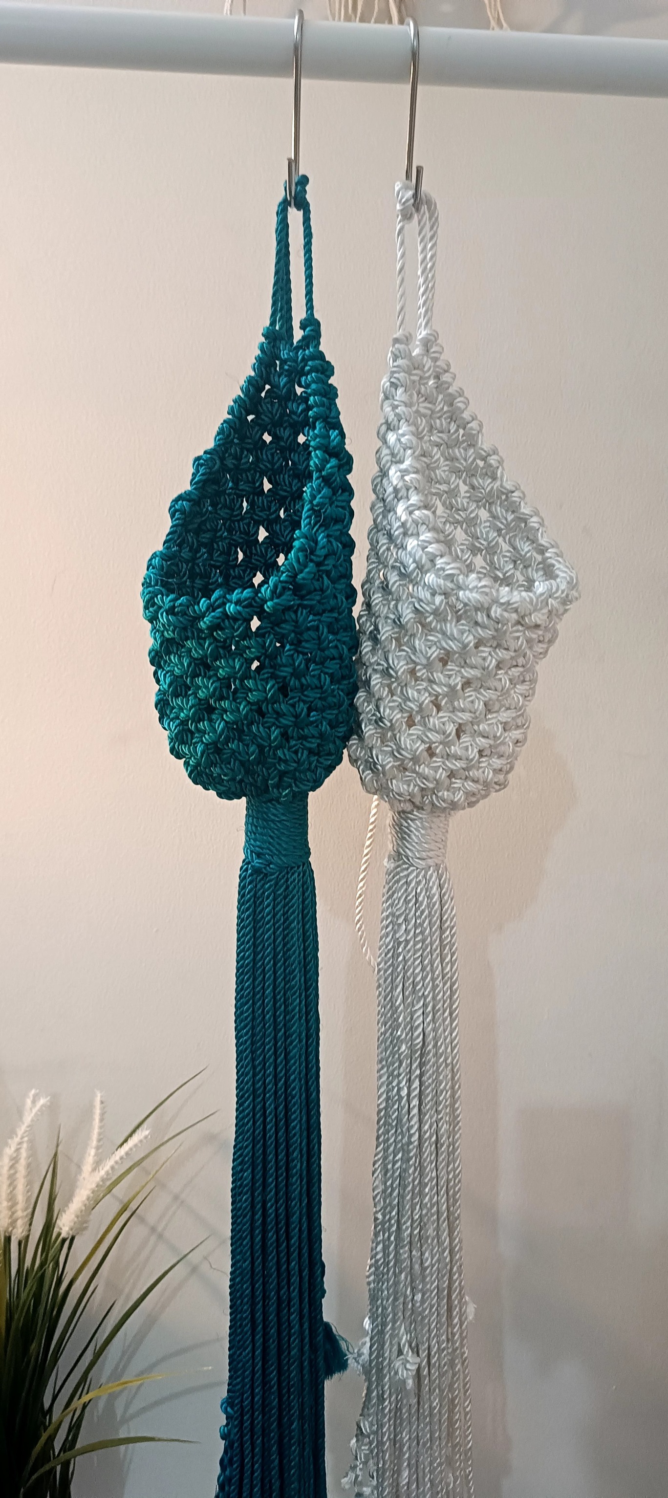 Macrame Plant Ornaments bottle Pod & Holder