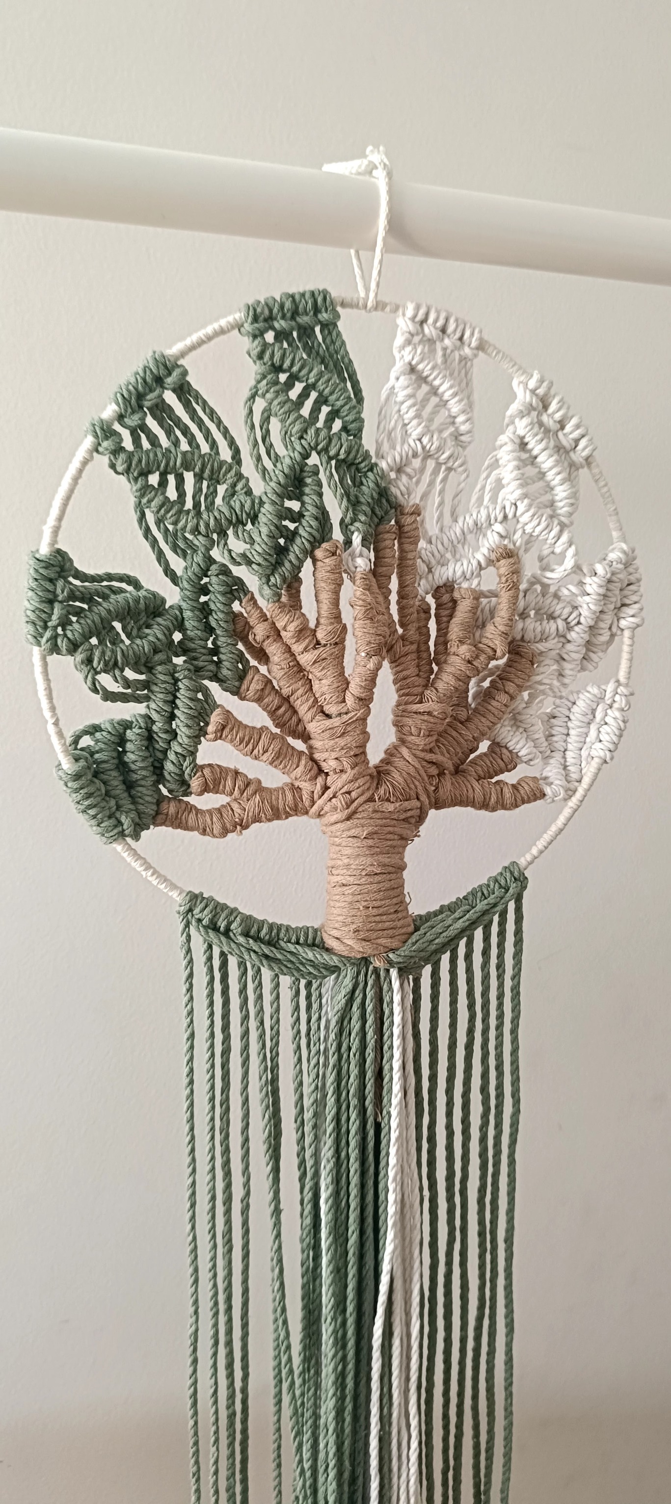 Macrame Tree of Life Wall Art Charm - Handcrafted Serenity for Your Space