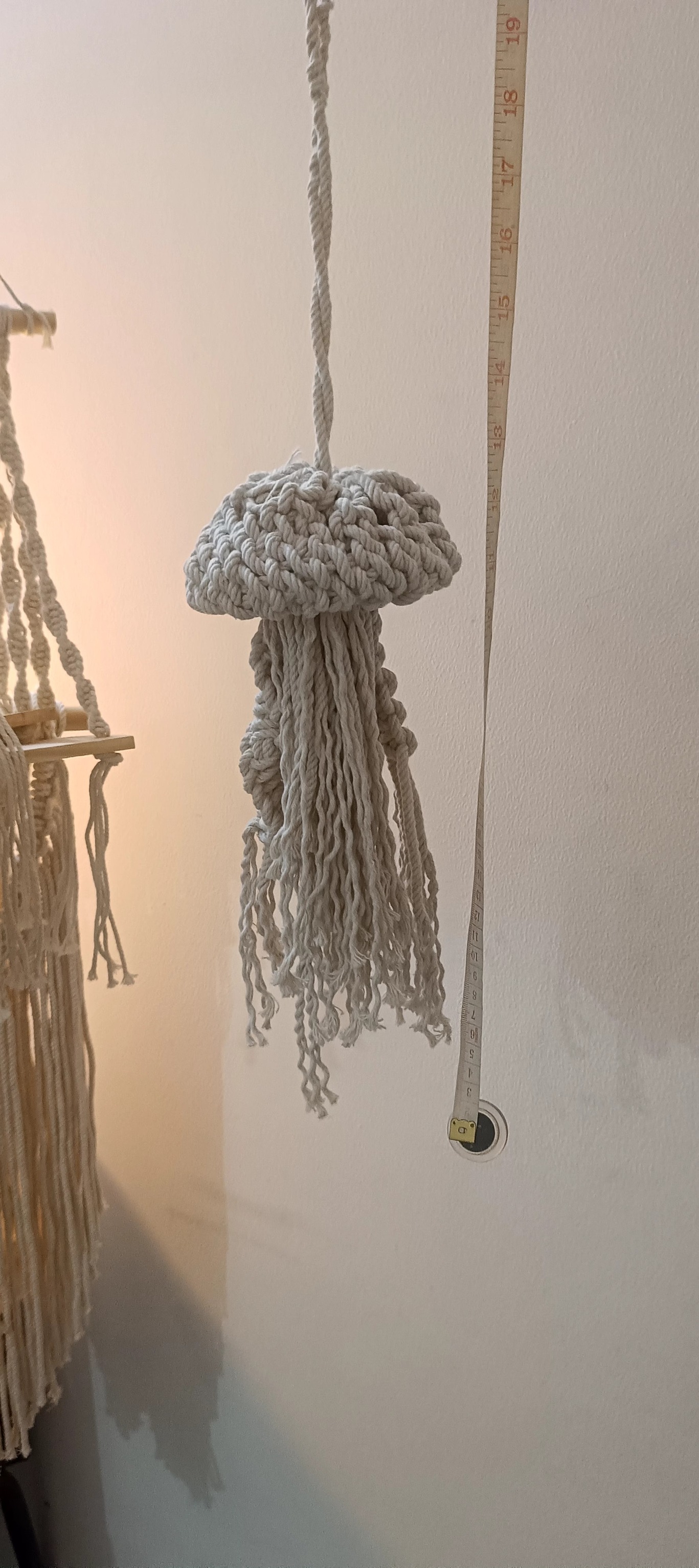 Handmade Macrame Jellyfish Hanging