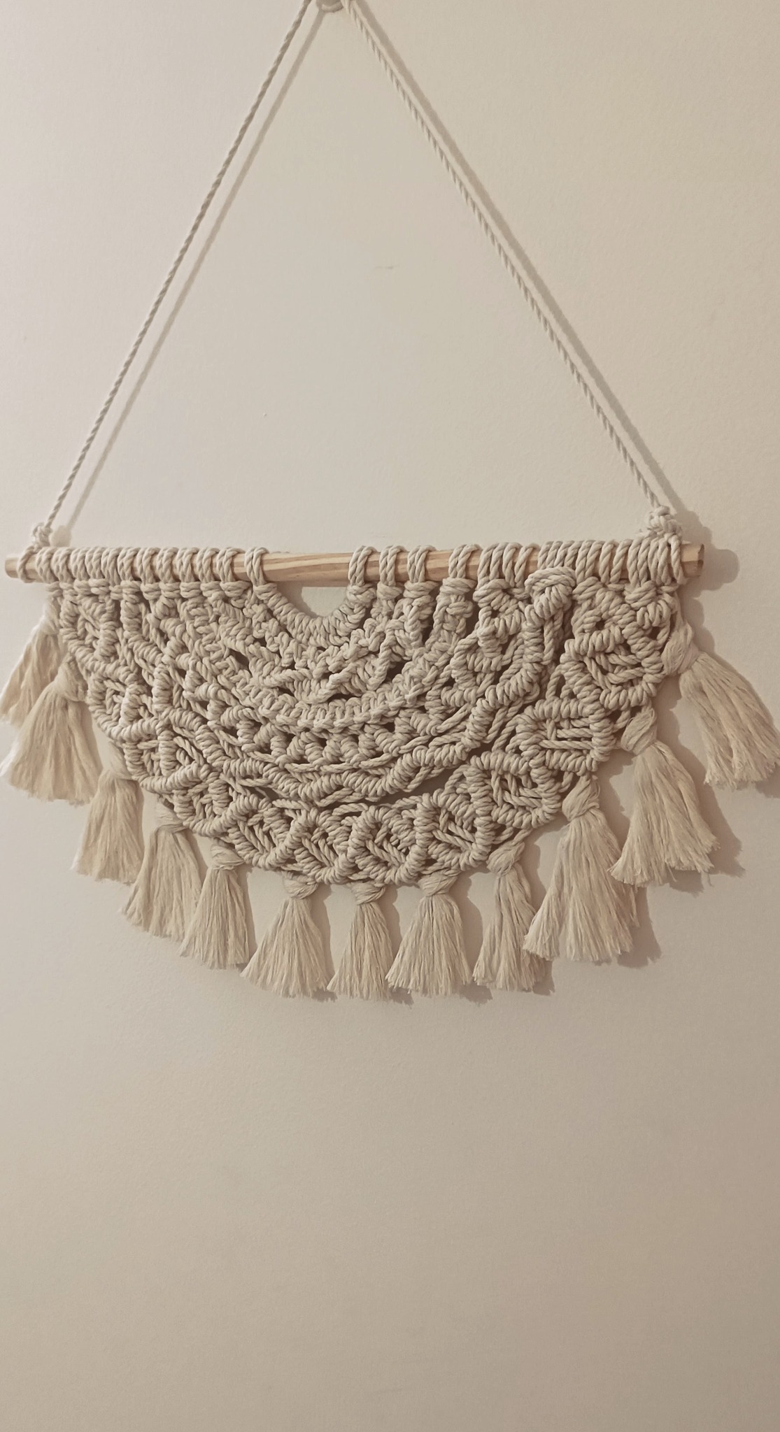Half Moon Macrame Wall Hanging