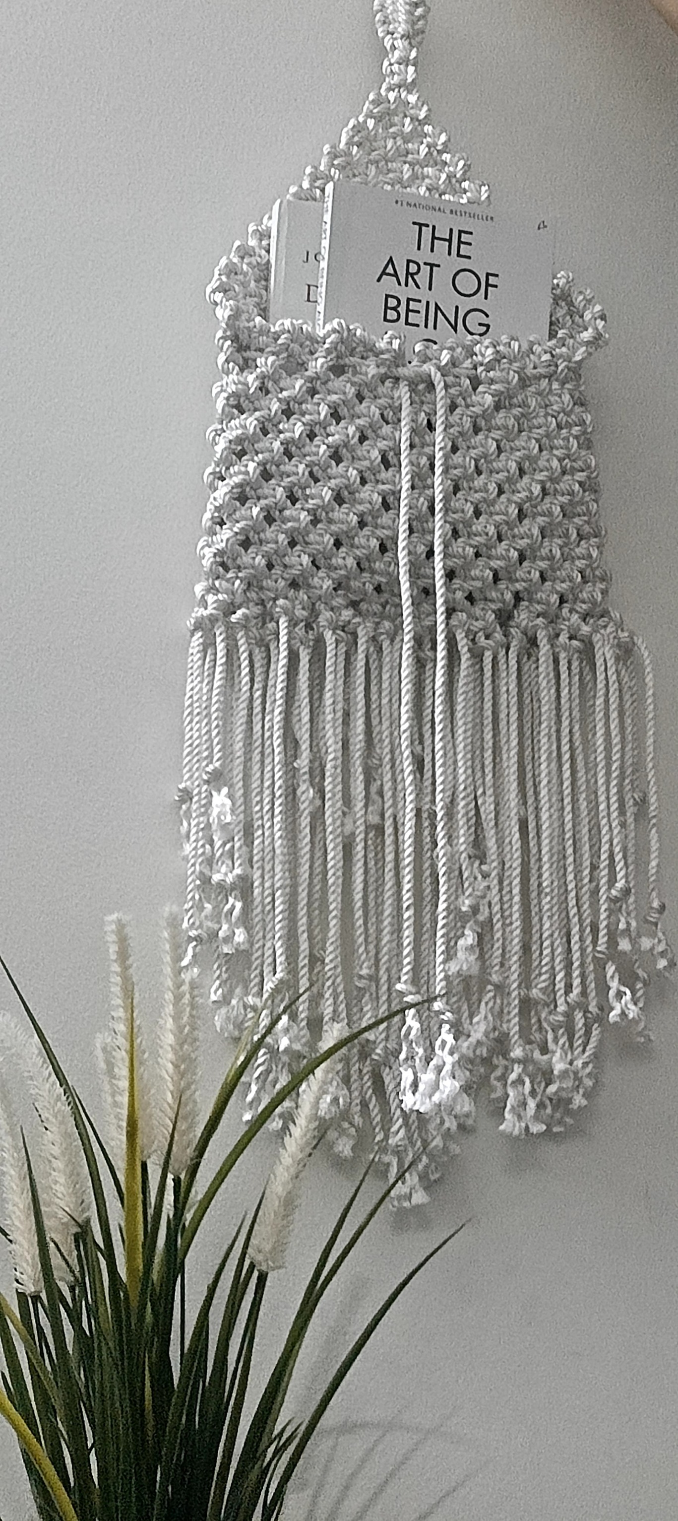 Handmade Macramé Wall Hanging Storage Organizer