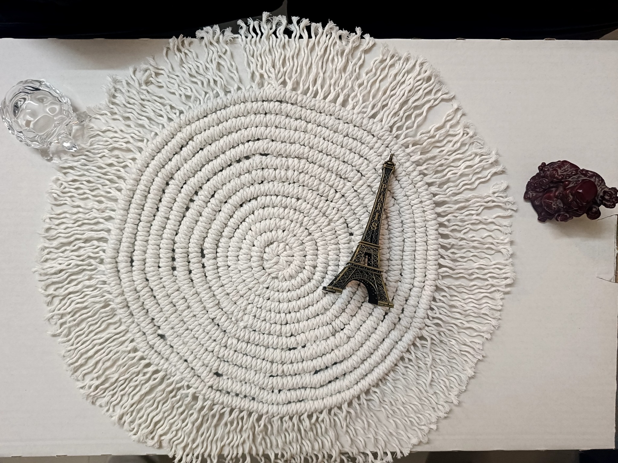 Artisan Macrame Placemat - Boho Chic Dining