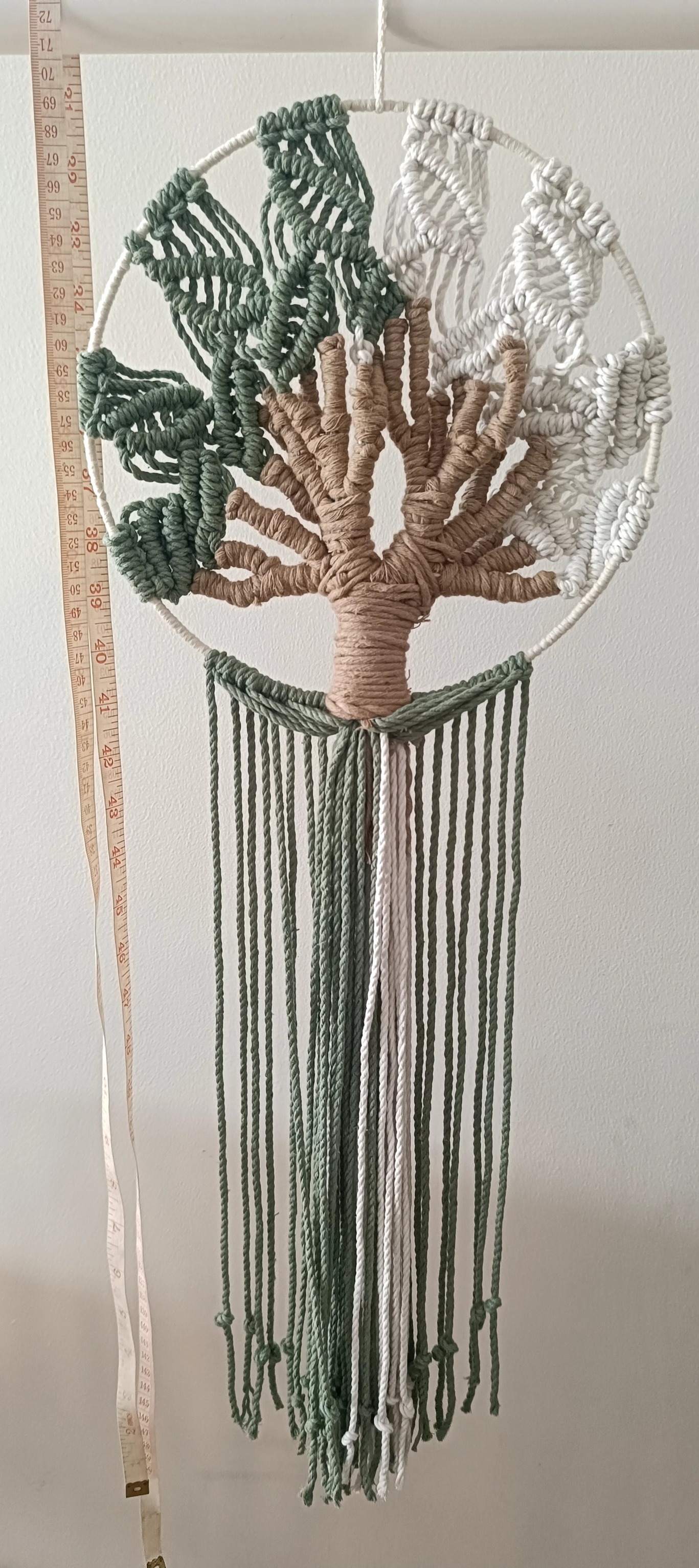 Macrame Tree of Life Wall Art Charm - Handcrafted Serenity for Your Space