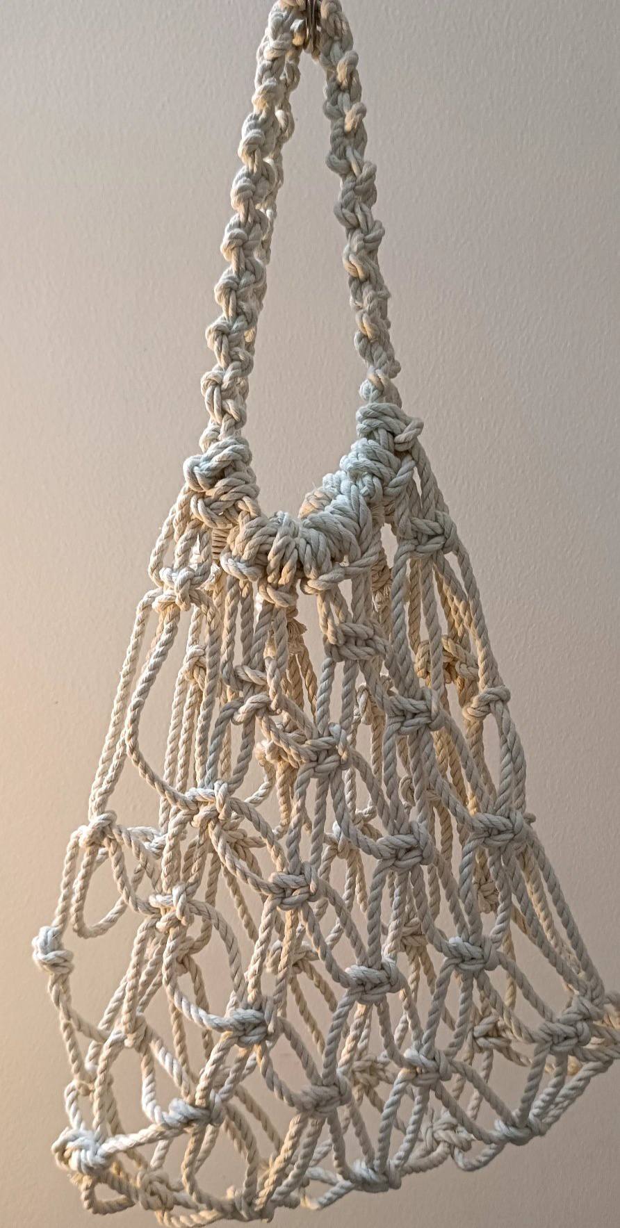 Handmade Macramé Net Bag for Ball