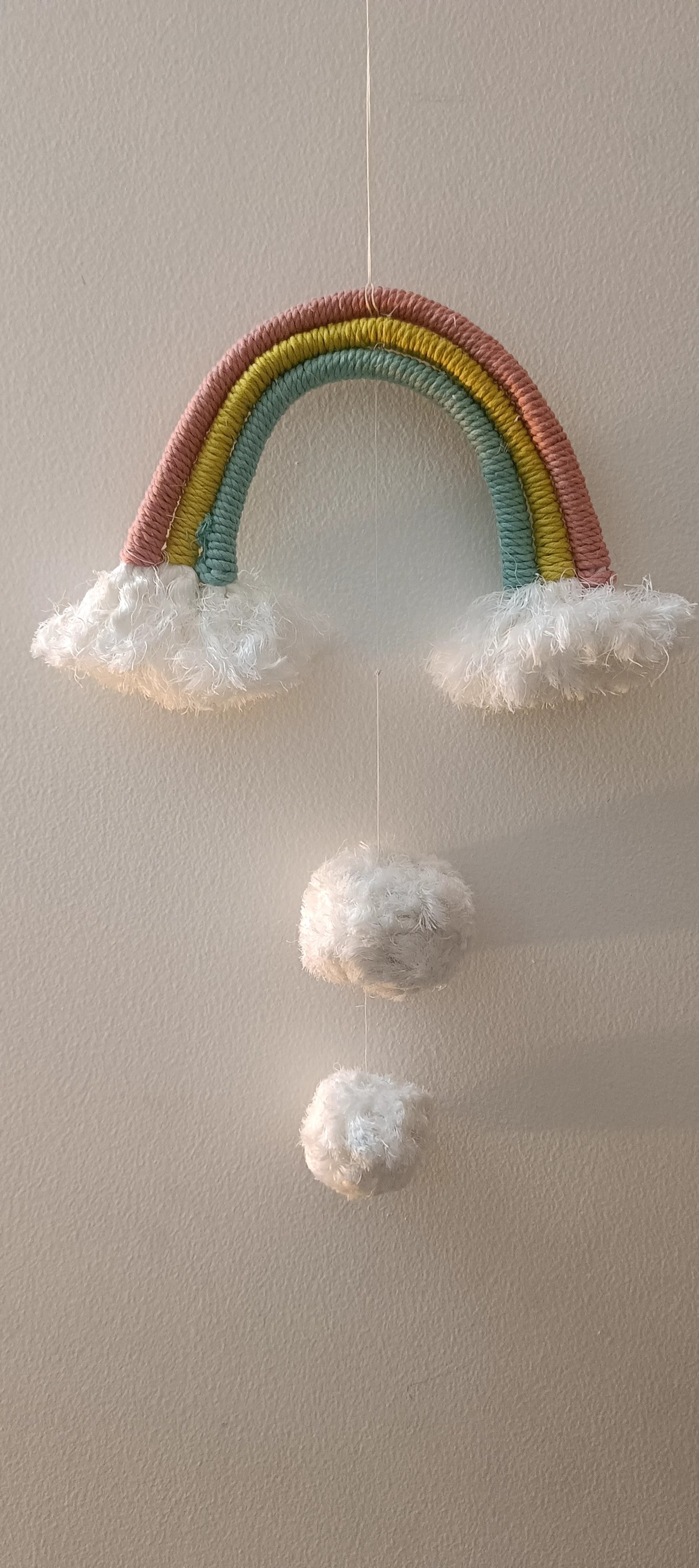 Handmade Mini Rainbow Wall Hanging