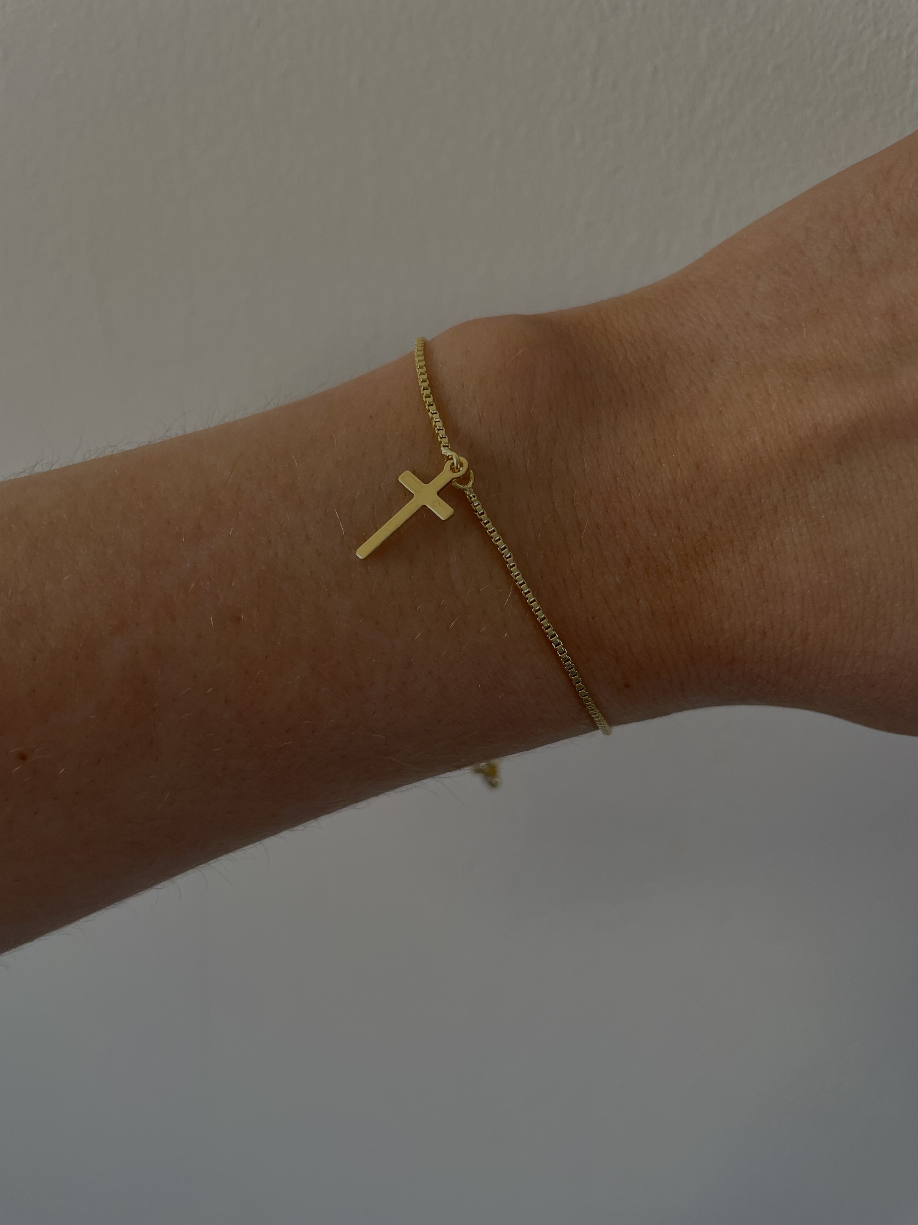 Bracelet Croix Dorée