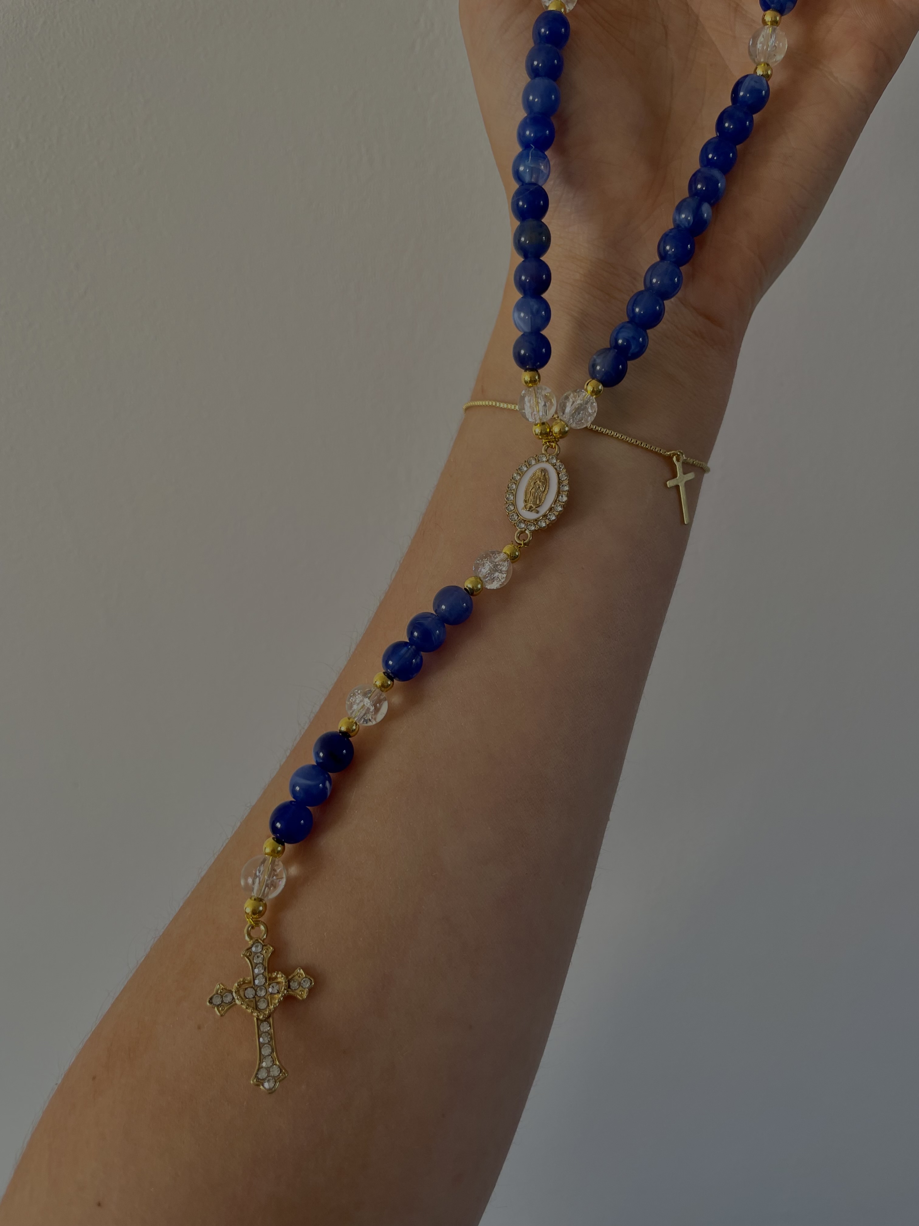 Chapelet Perles Bleues