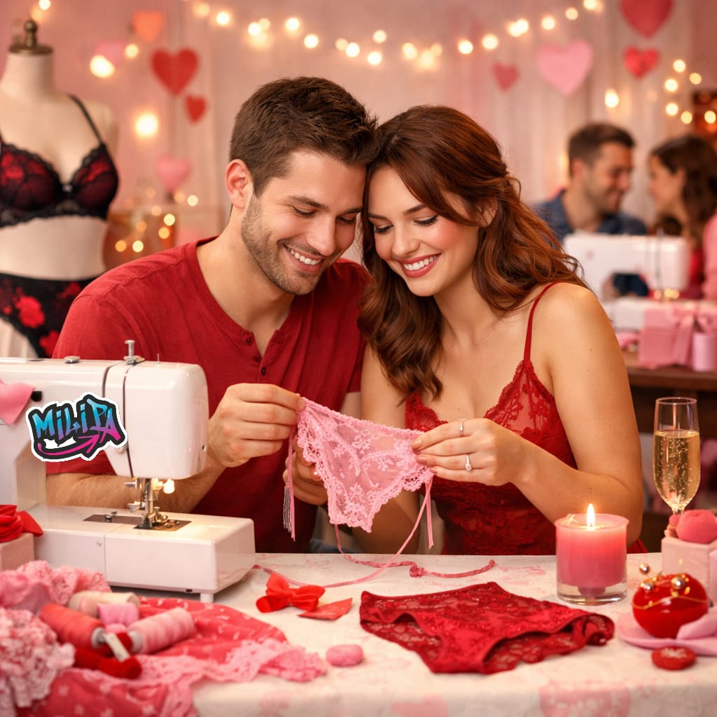 Atelier couture ' Coudre sa lingerie en couple' - Spécial Amoureux