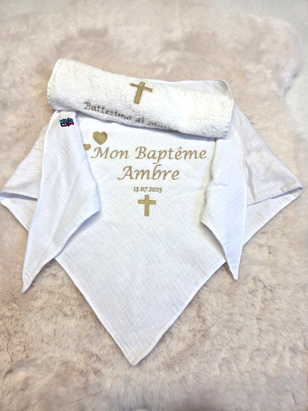 Kit personnalisé baptême bébé