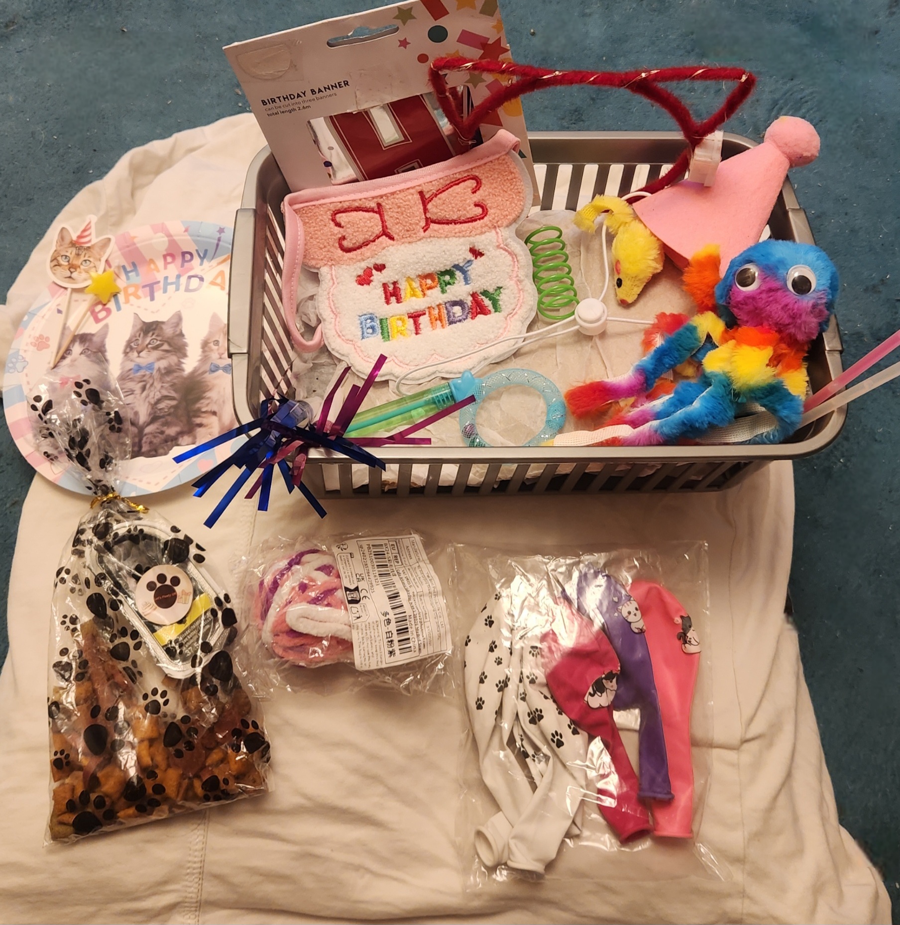 Let's Pawty Birthday Cat Hamper