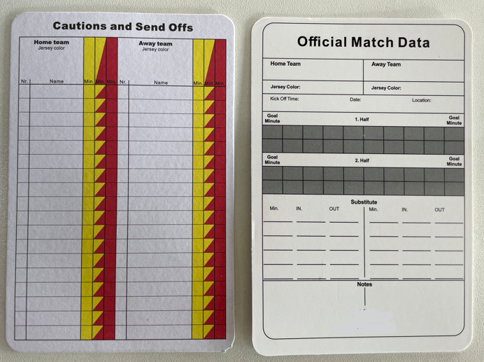 Replacement Game Card Notes