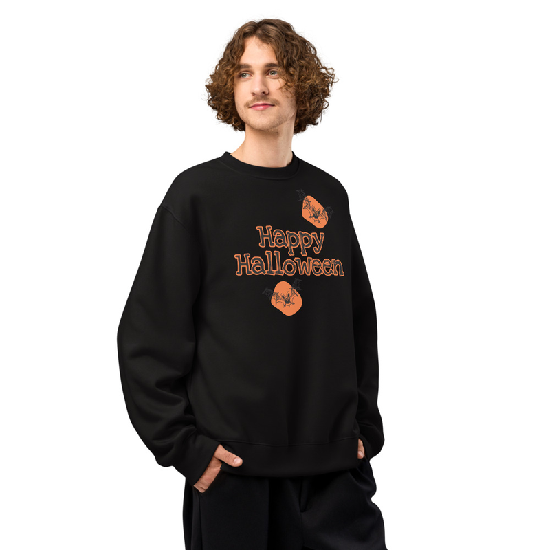 Happy Halloween Black Sweatshirt