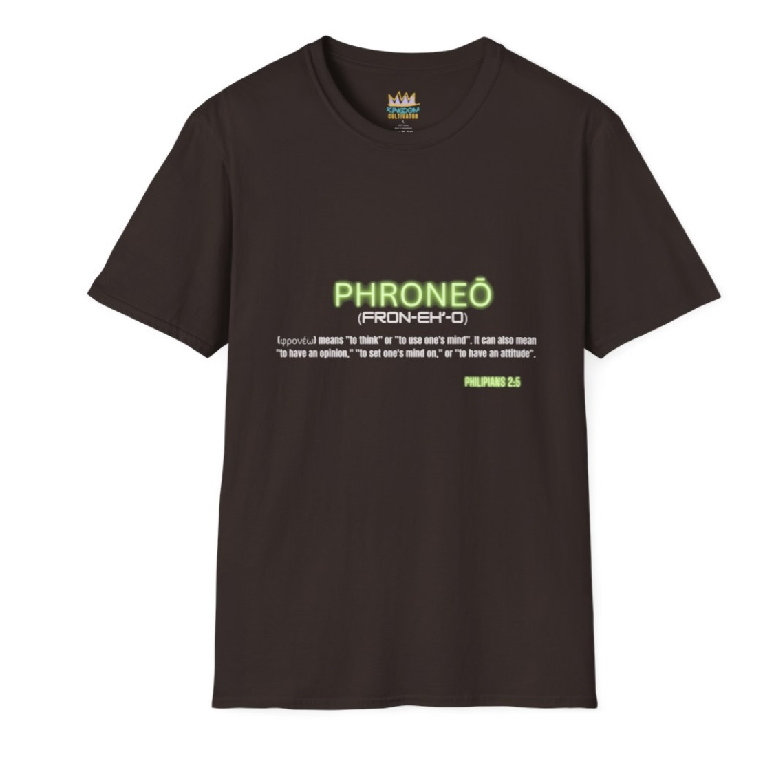 Phroneo Graphic T-Shirt- Bold Green