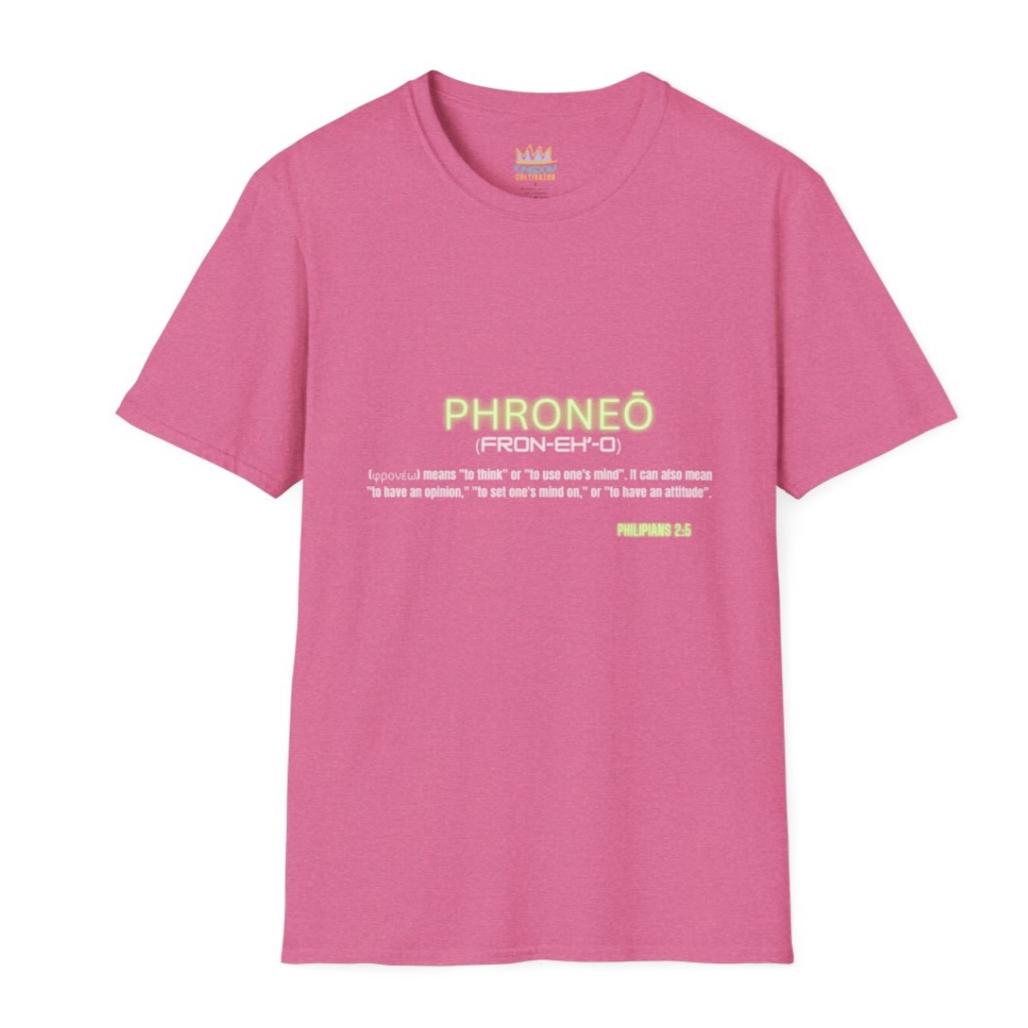 Phroneo Graphic T-Shirt- Bold Green