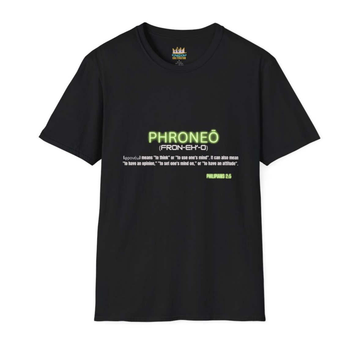 Phroneo Graphic T-Shirt- Bold Green