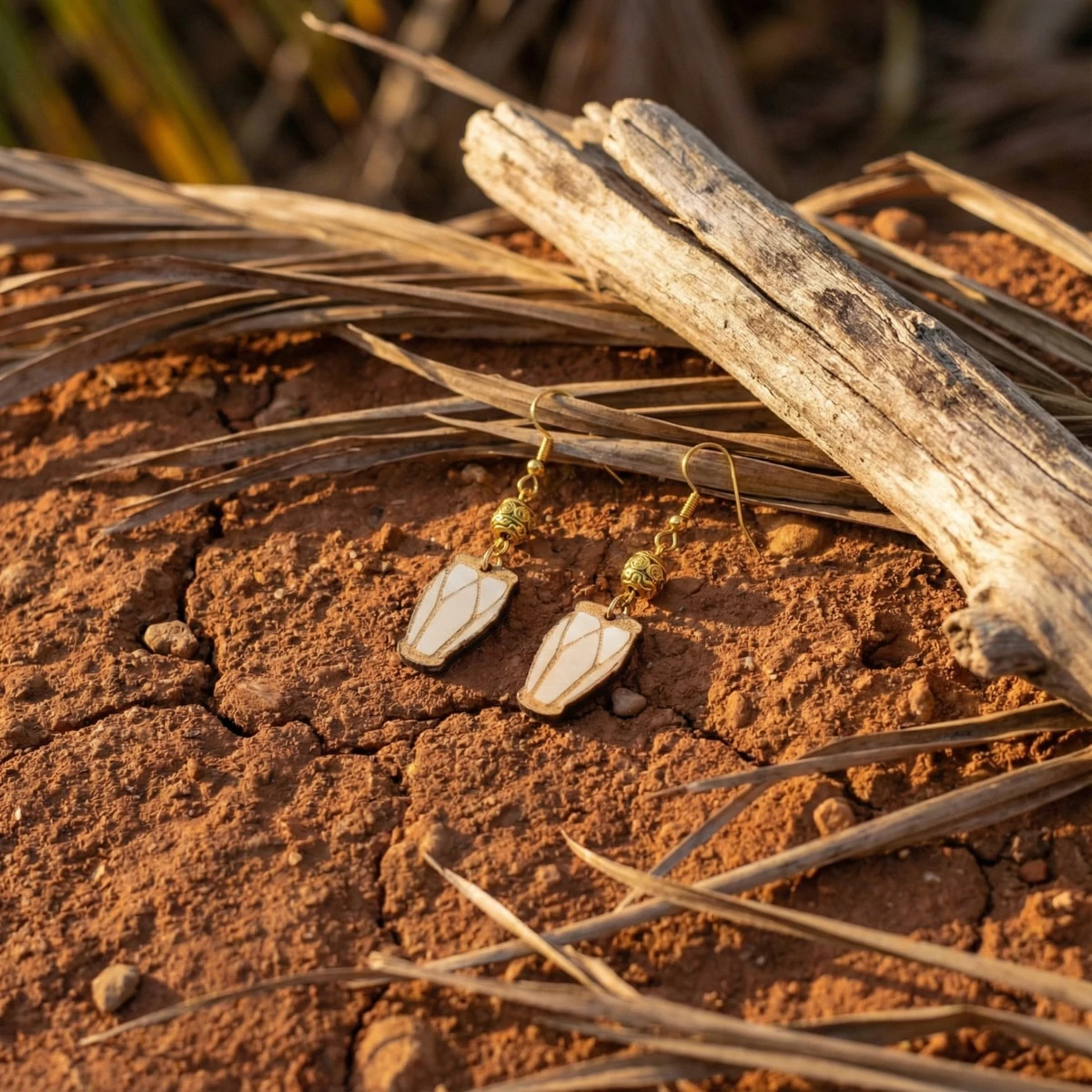 Boucles d’oreilles Djembé
