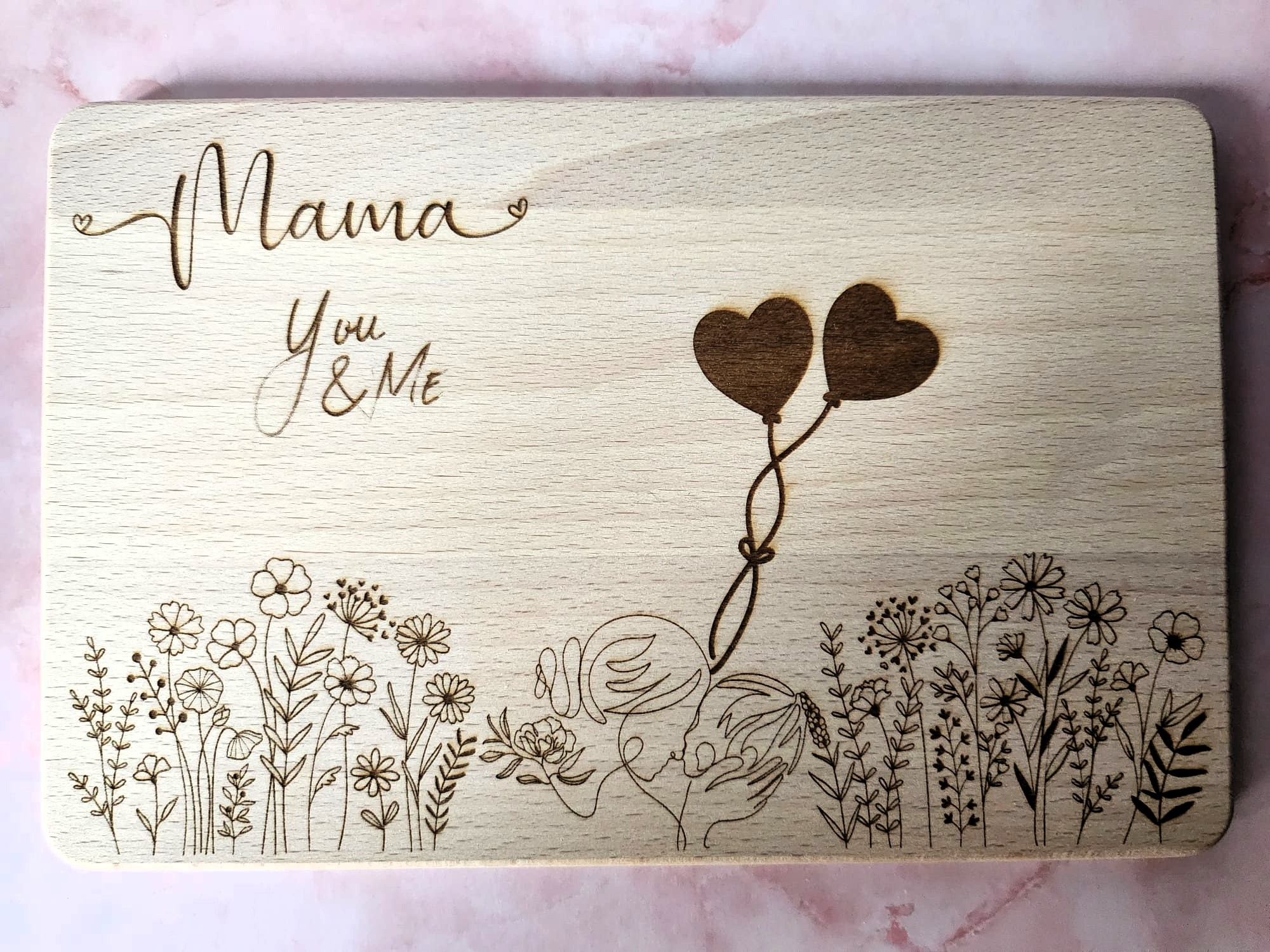 „Mama – You & Me“ – 22 × 12 cm