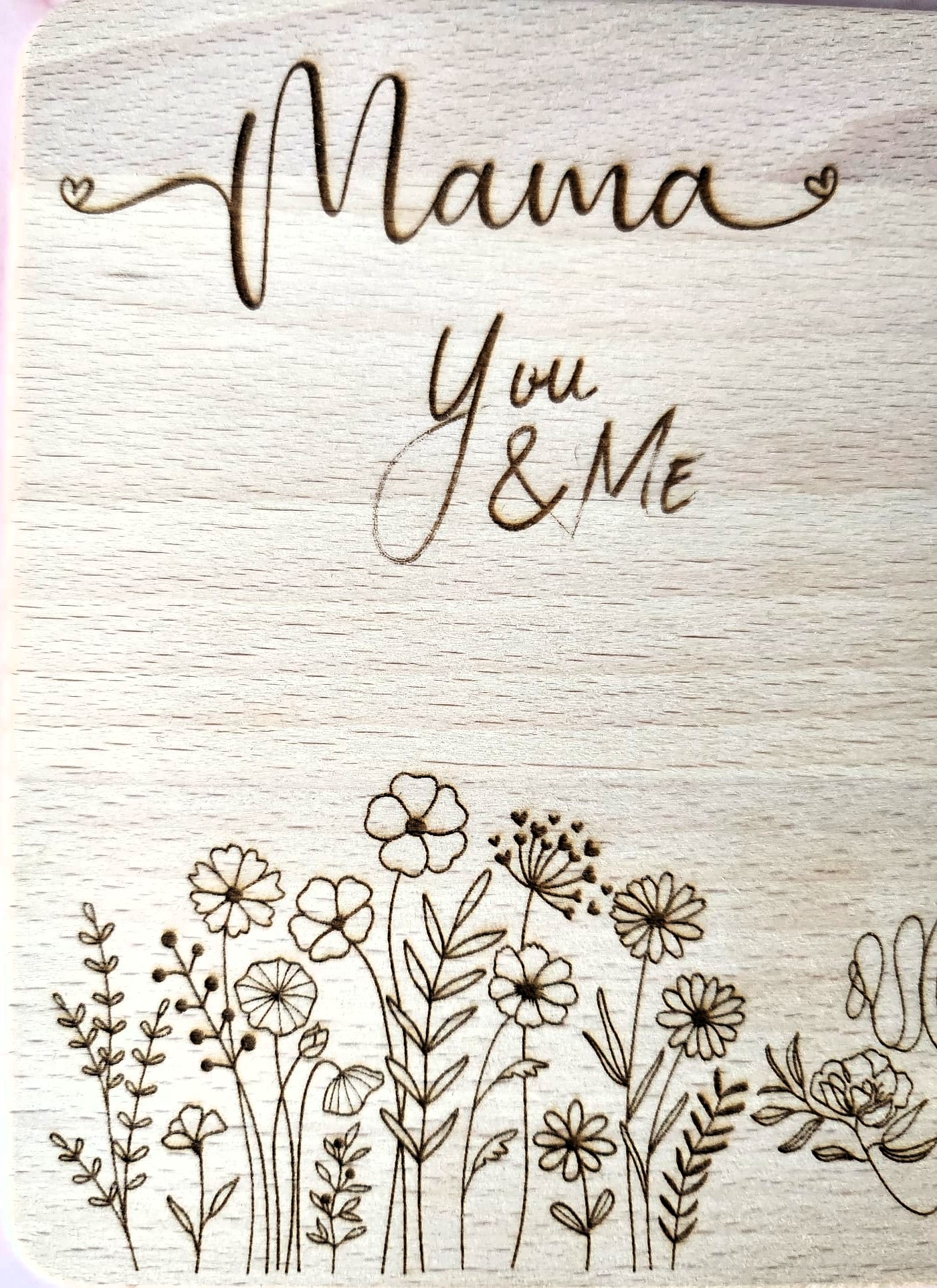 „Mama – You & Me“ – 22 × 12 cm
