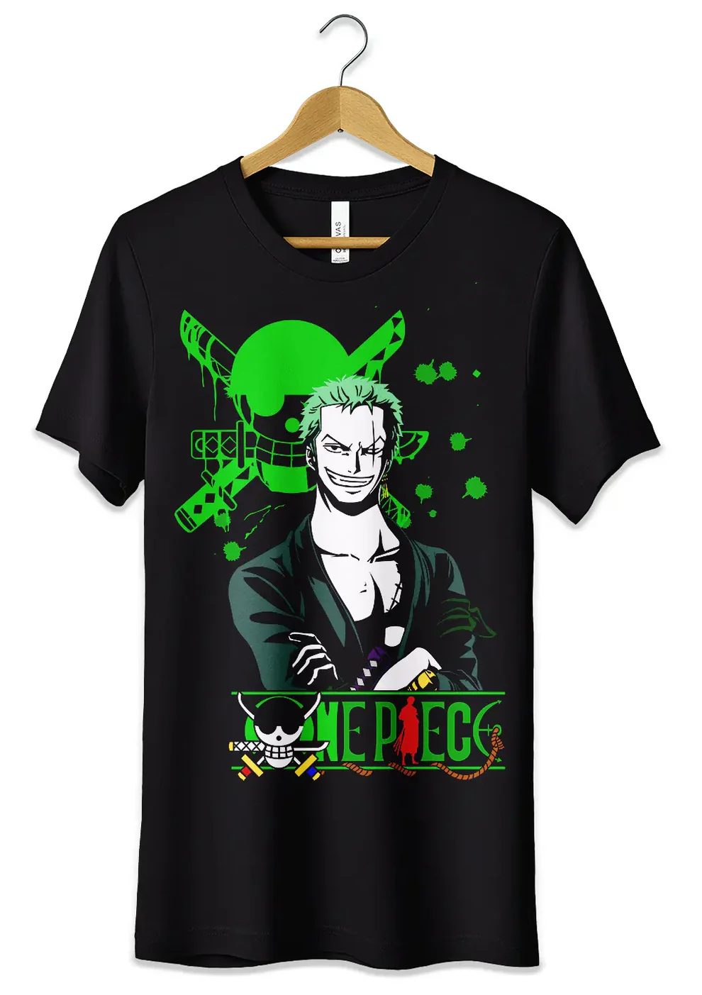T-Shirt Maglietta Anime Roronoa Zoro One Piece #3