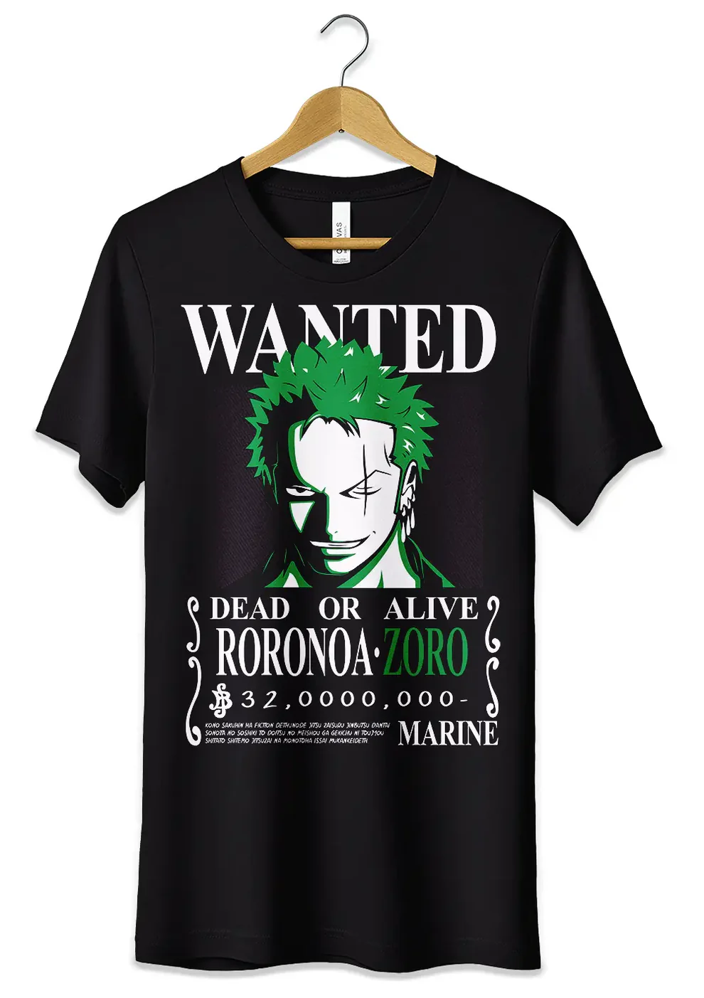 T-Shirt Maglietta Anime Roronoa Zoro One Piece #3
