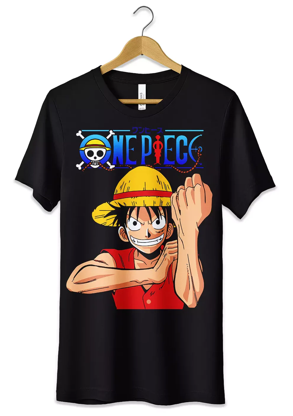 T-Shirt Maglietta Mixed Mobkey D. Luffy Mugiwara Anime One Piece