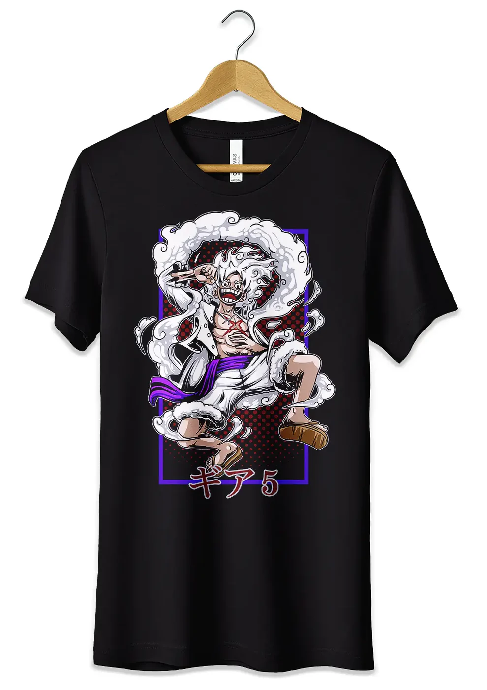 T-Shirt Maglietta Mixed Anime Monkey D Luffy Gear 5 One Piece