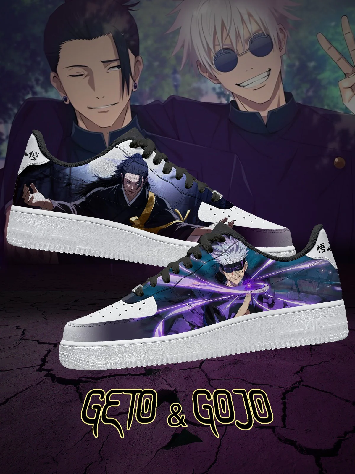 Jujutsu Kaisen Custom Sneakers Shoes for Men and Woman