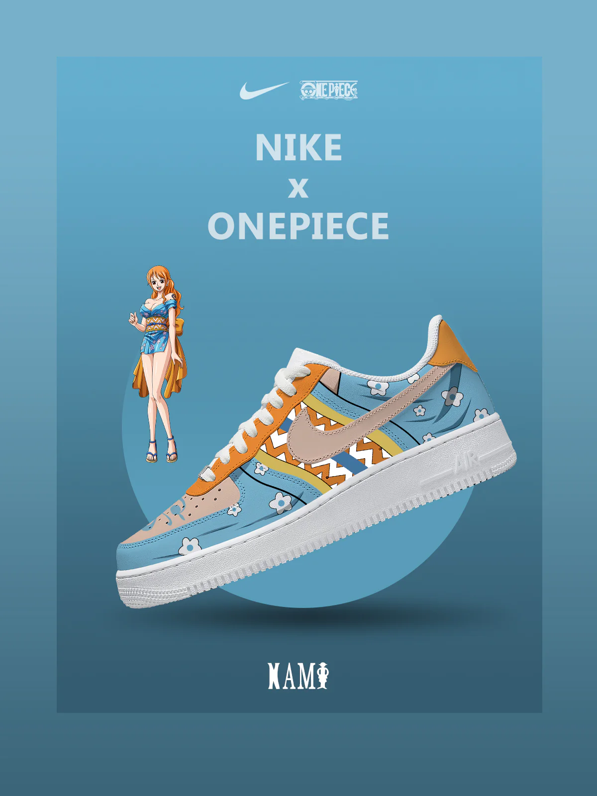 One Piece Custom Sneakers Shoes for Men and Woman