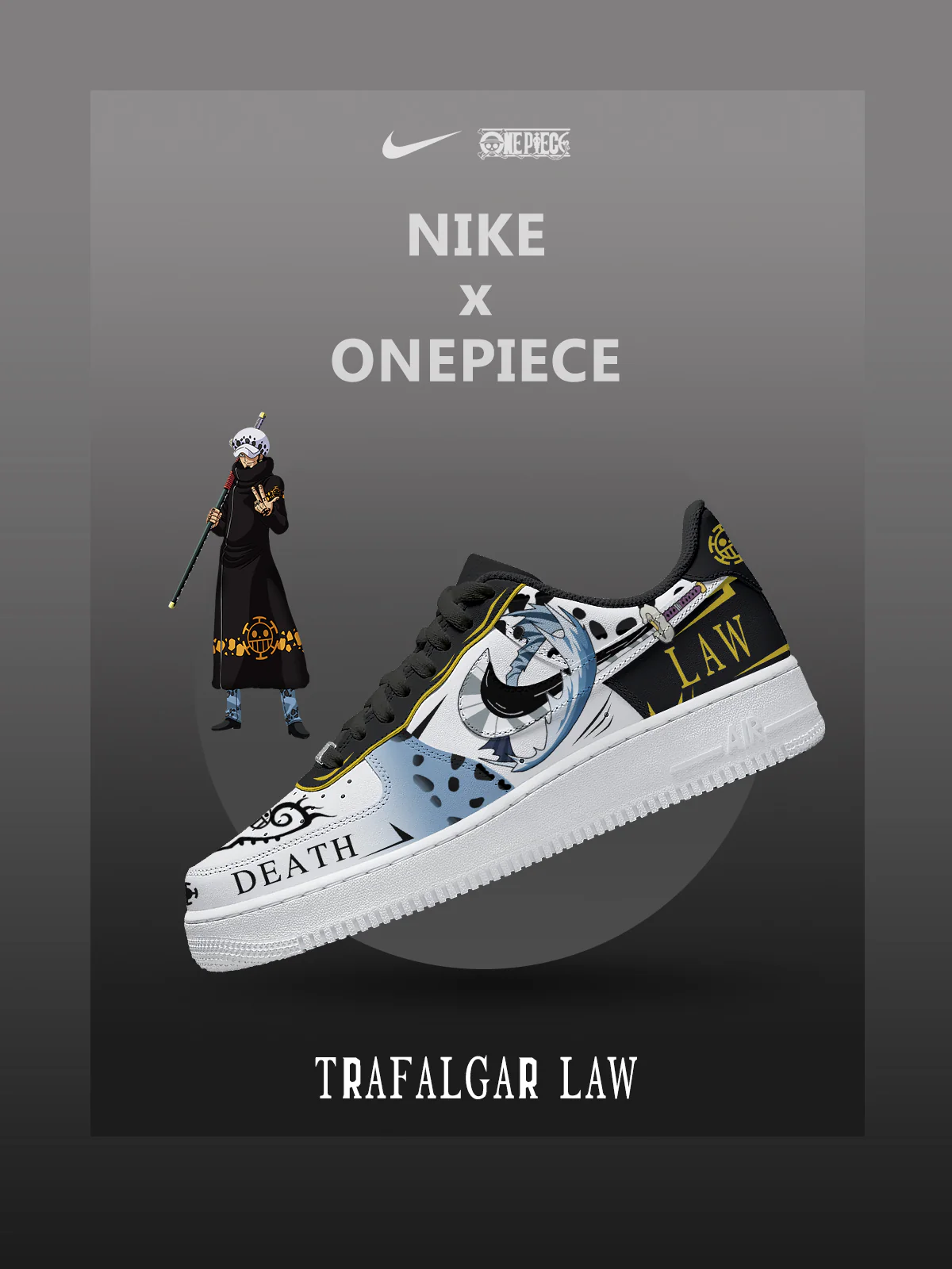 One Piece Custom Sneakers Shoes for Men and Woman