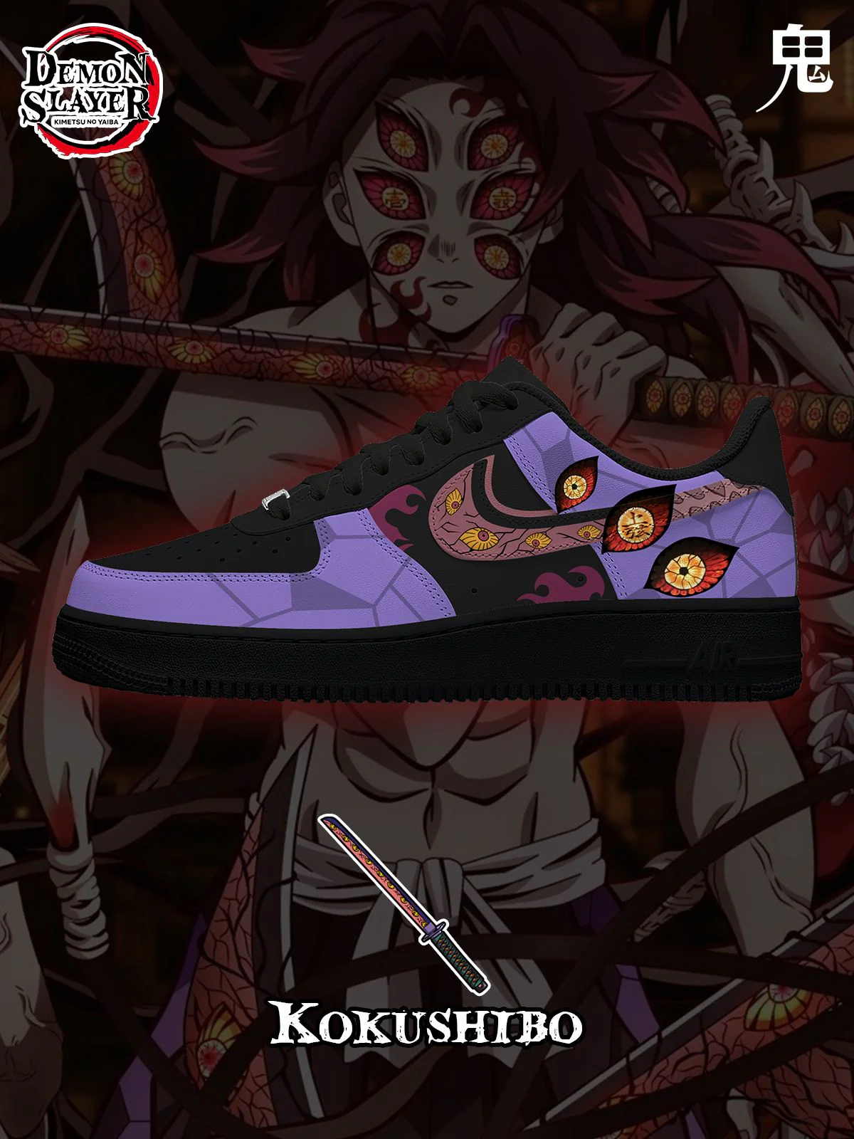 Demon Slayer Custom Sneakers Shoes for Men and Woman