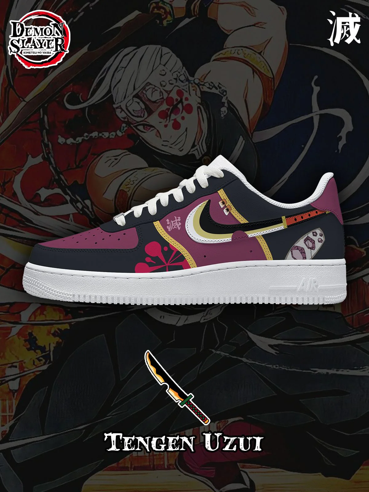 Demon Slayer Custom Sneakers Shoes for Men and Woman