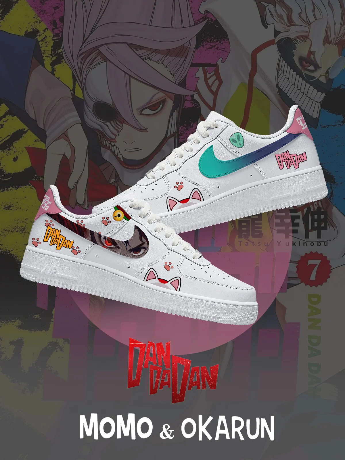 DanDaDan Custom Sneakers Shoes for Men and Woman