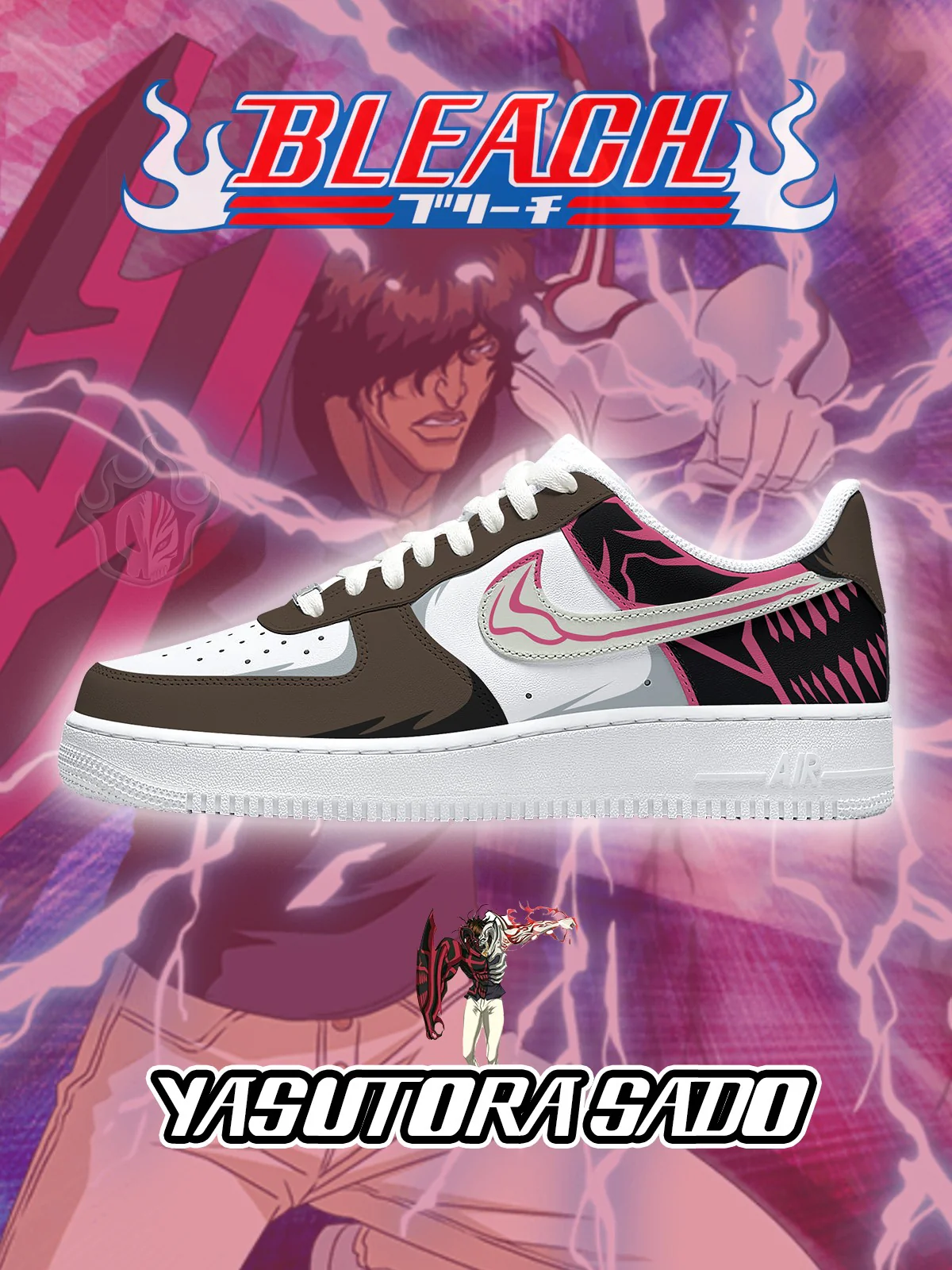 Bleach Custom Sneakers Shoes for Men and Woman