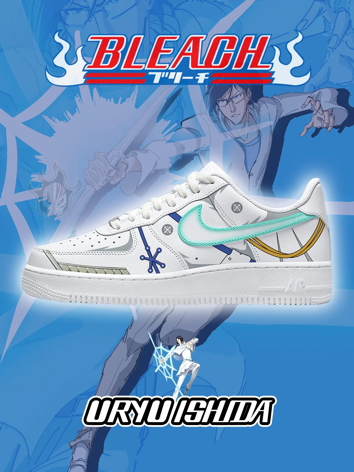 Bleach Custom Sneakers Shoes for Men and Woman